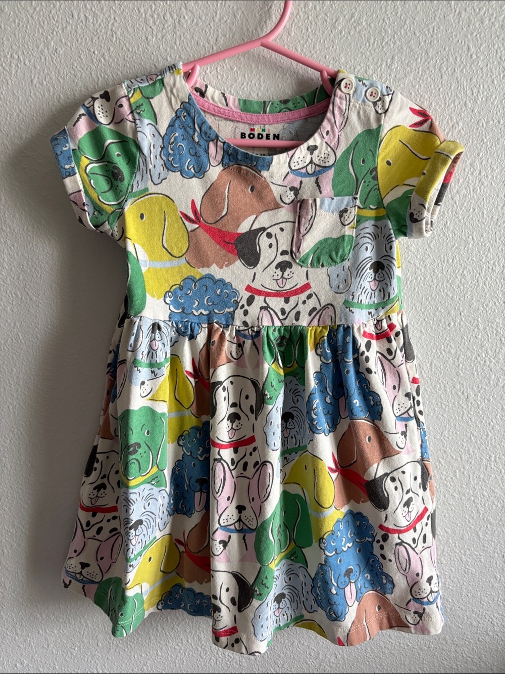 Girl’s Mini Boden Cotton Jersey Dress, 3-4 years
